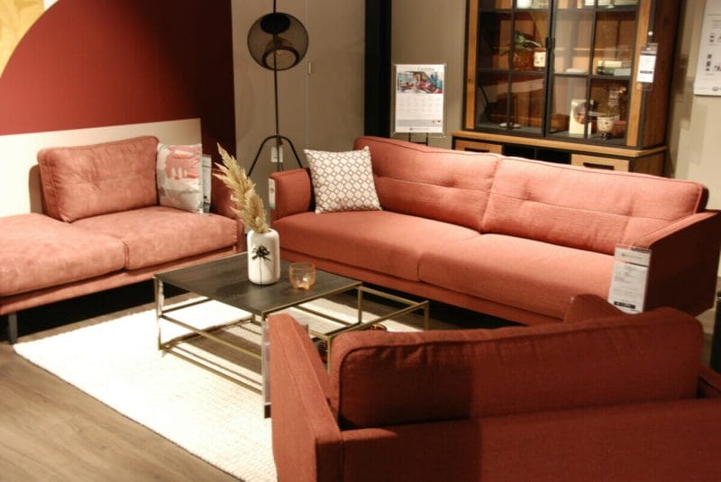 Salon Cordoba H&H, 3+1+divan in stof